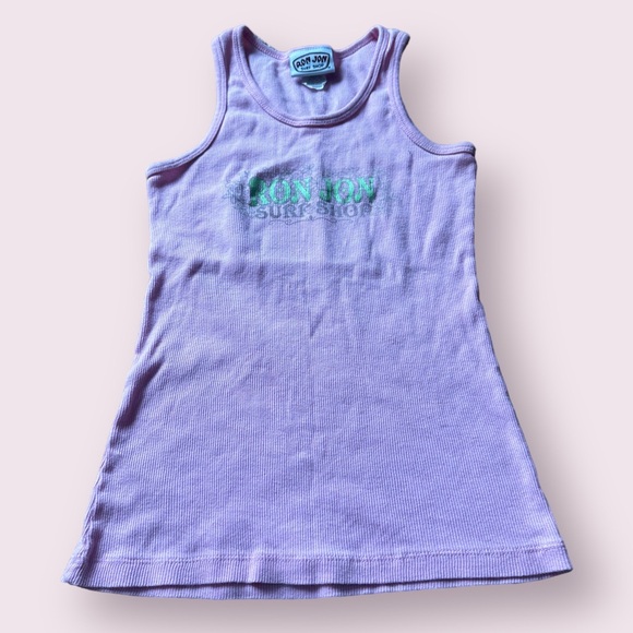 Ron Jon Tops - Vintage Women’s Ron Jon 2007 Florida Surf Shop Light Pink Wife Tank Top Size Med